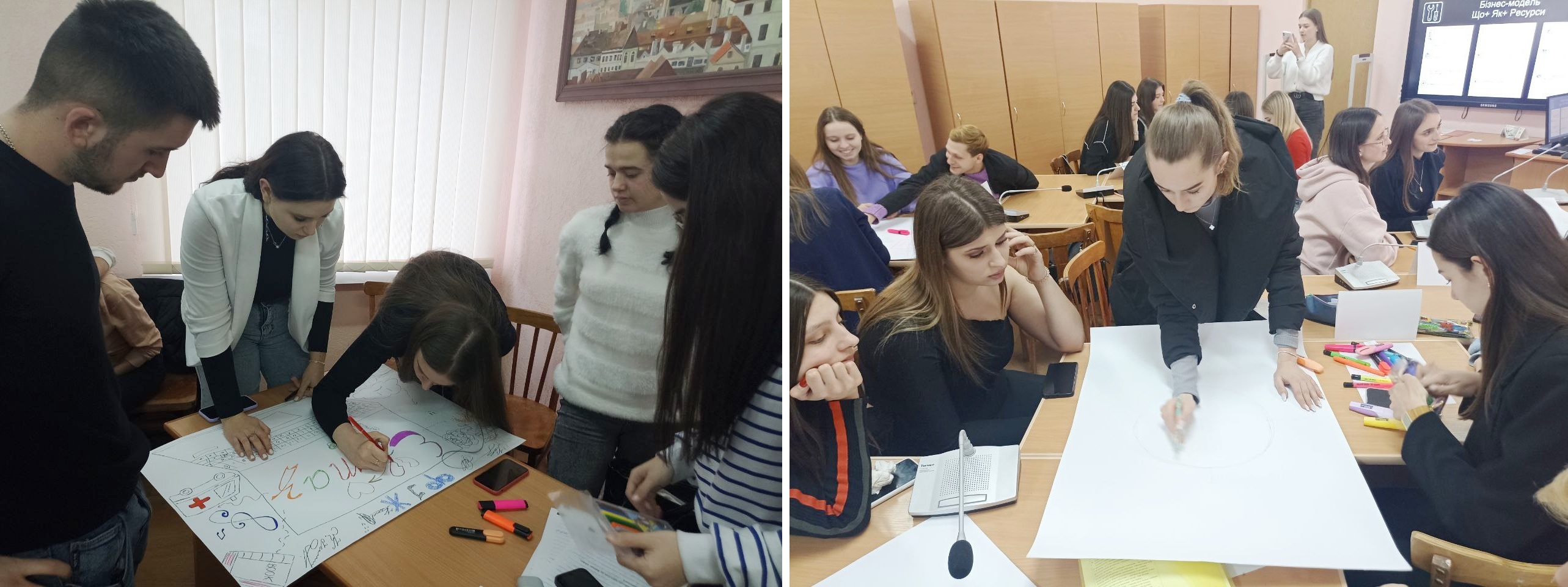 Команди факультету філології і журналістики та факультету педагогіки і психології (психолого-педагогічне відділення)